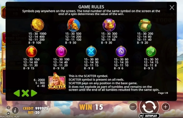 Wisdom Of Athena 1000 Demo Free 3