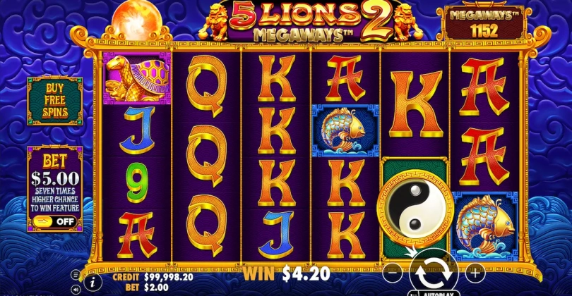5 Lions Megaways 2 Demo Free 2