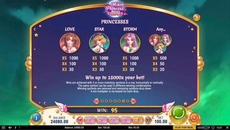 Moon Princess 100 Demo Free 3