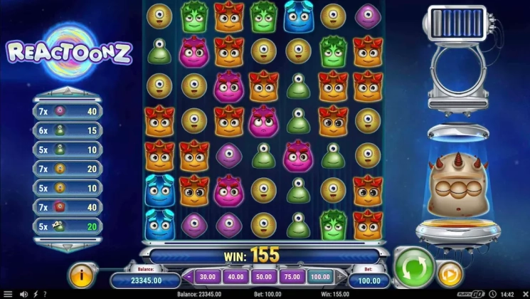 Reactoonz Demo Free 2