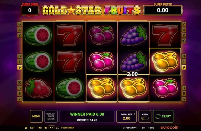 Gold Star Fruits Demo Free 2