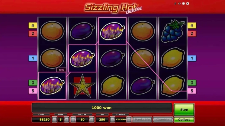 Sizzling Hot Deluxe Demo Free 2