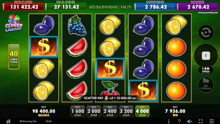 40 Burning Hot Demo Free 2