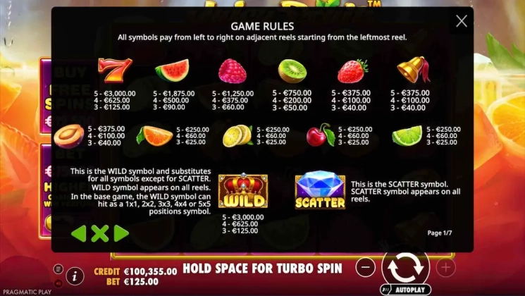 Juicy Fruits Demo Free 3